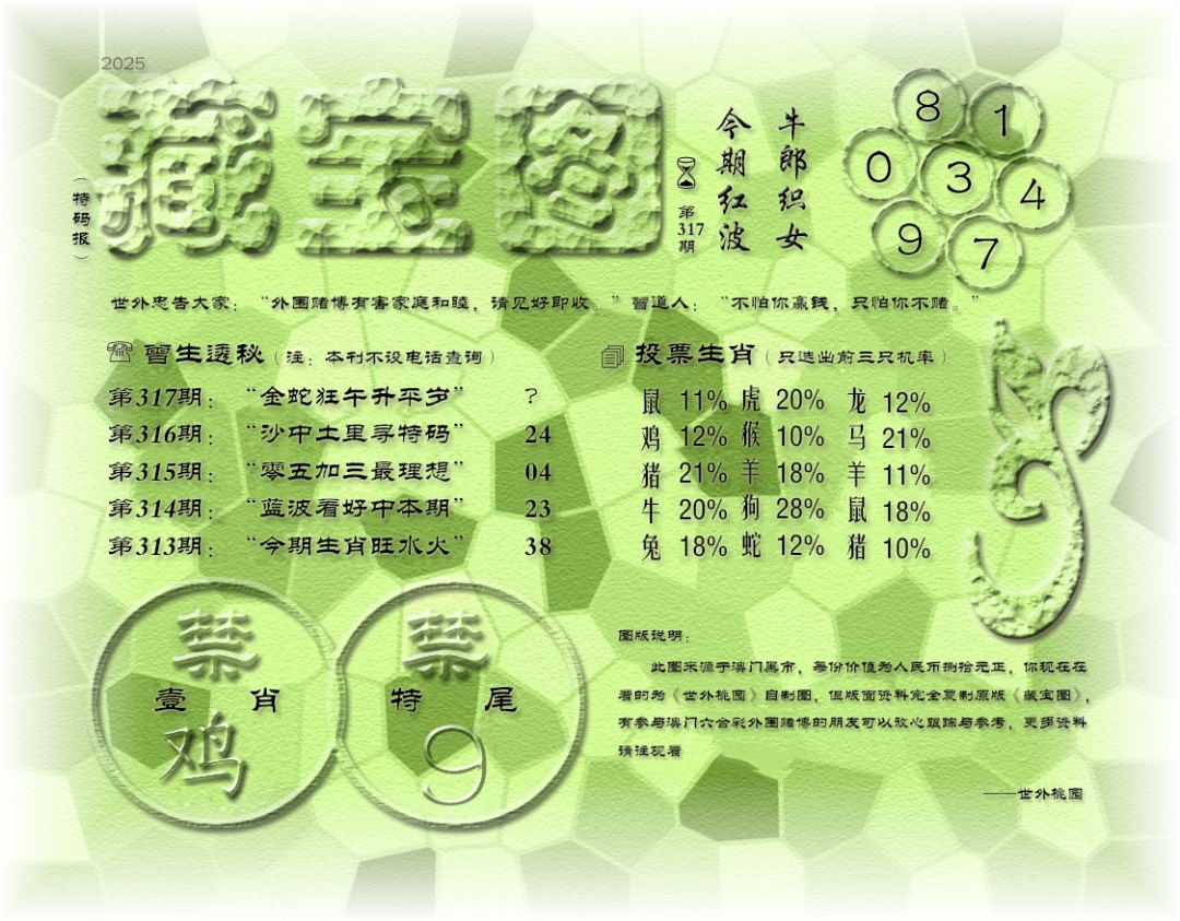 317期老《藏宝图》[图]