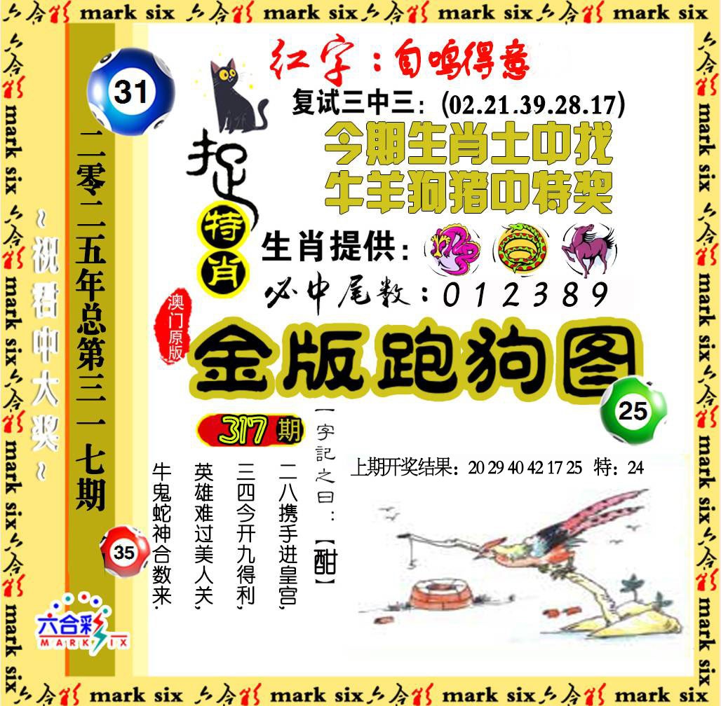317期金版跑狗图[图]