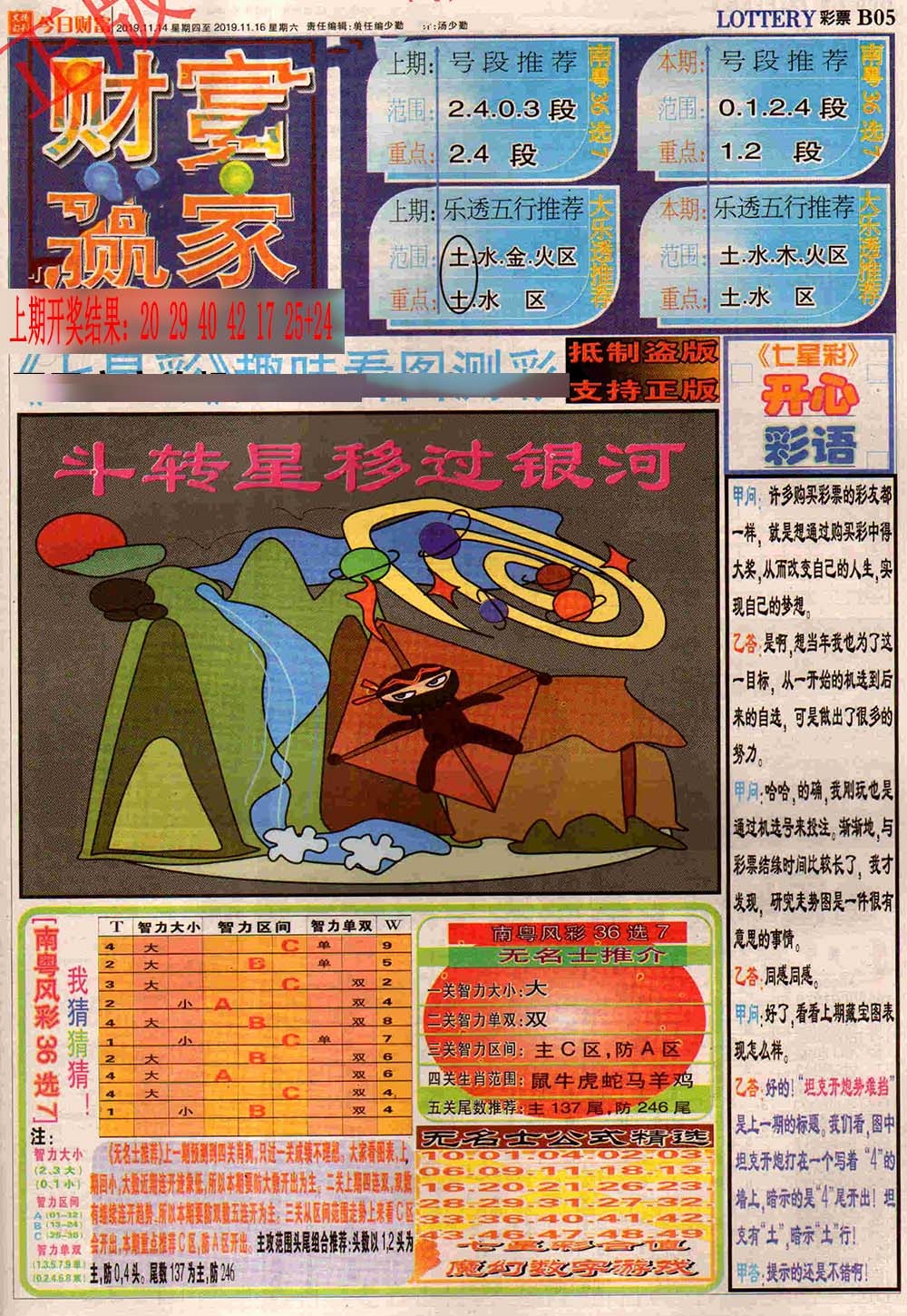 317期财富赢家（七星彩）[图]