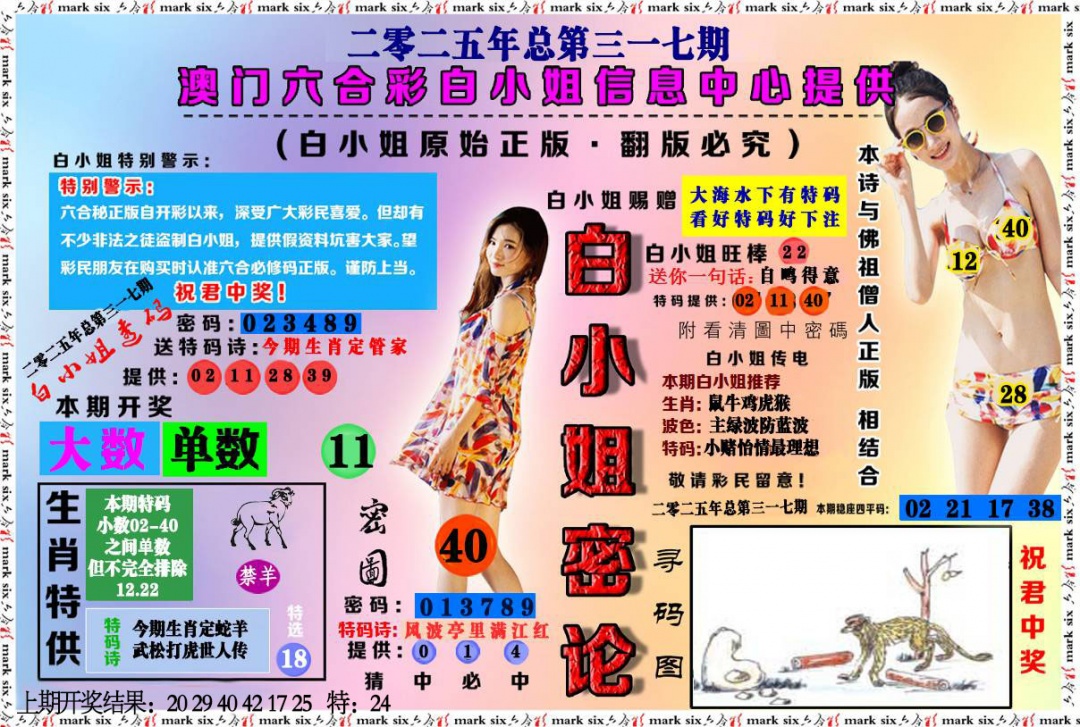 317期白小姐密论[图]