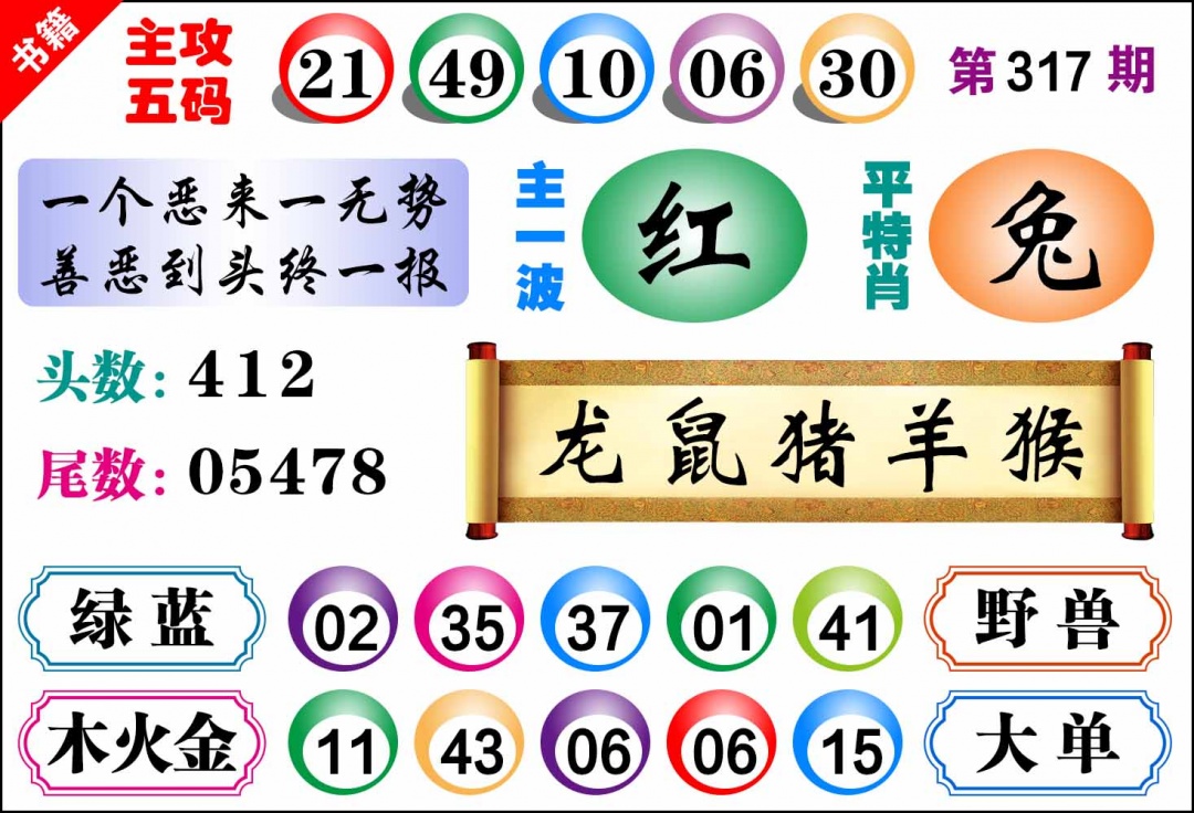 317期澳门主攻五码[图]