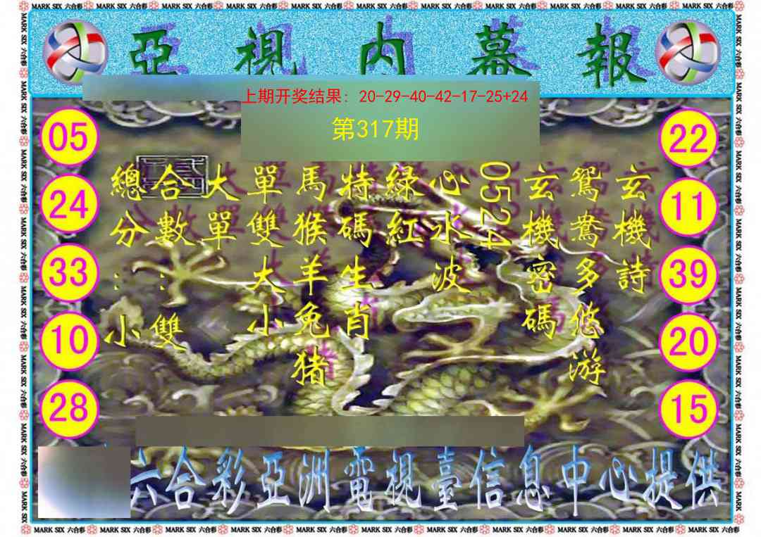 317期亚视内幕报[图]