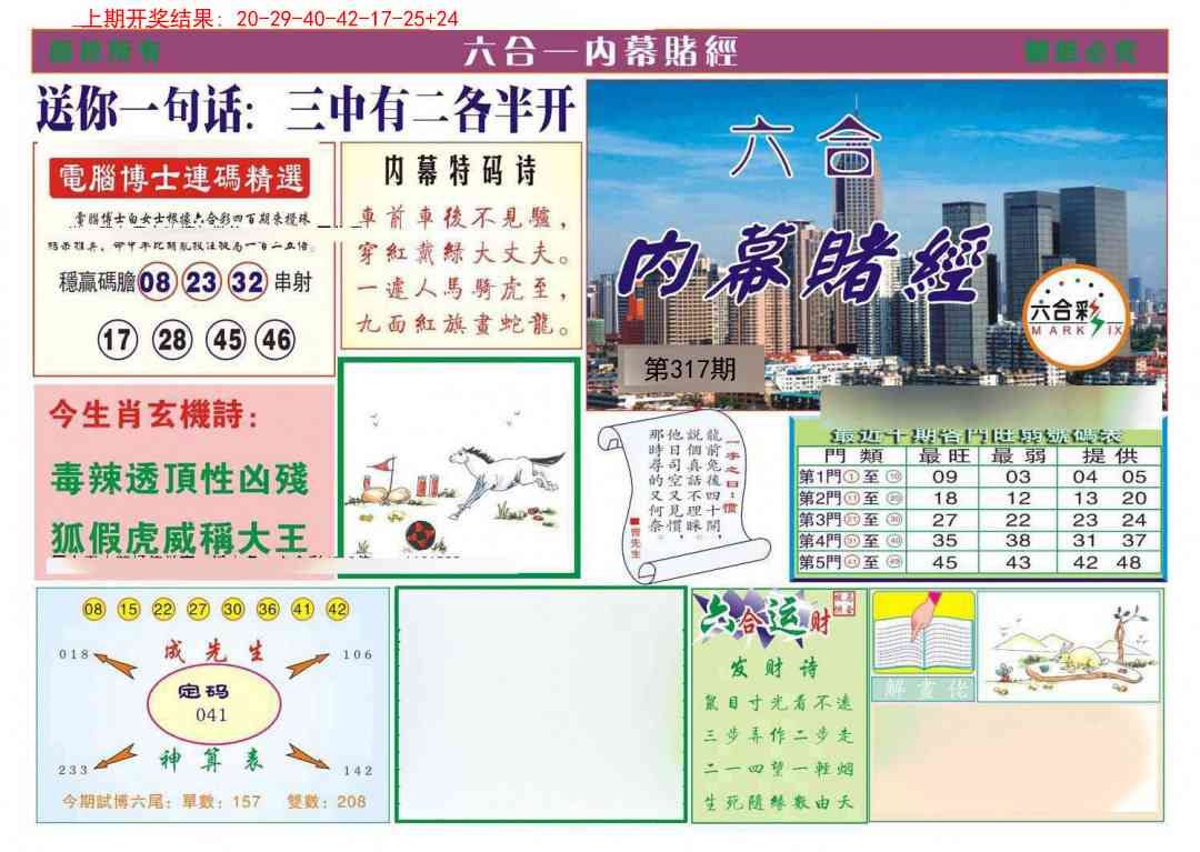 317期内幕赌经[图]